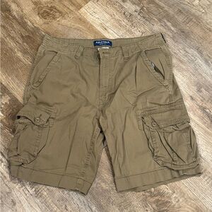 Arizona Jean Company Tan Cargo Shorts Classic Casual Wear